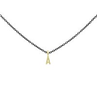 Collana Rue des Mille in Oro giallo 18K-GRV K8 INIZ A - 18K-GRV K8 INIZ A